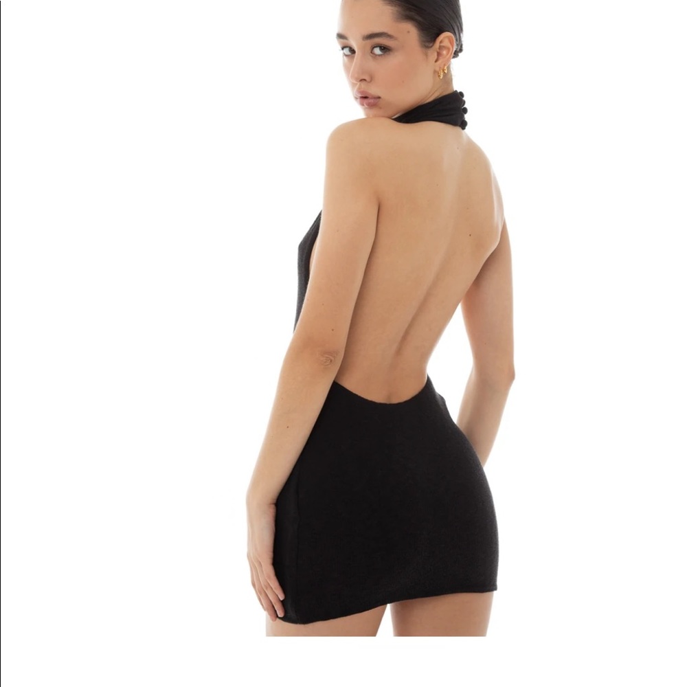 Are You Am I  - Nixy Dress - High neck Open back - XS